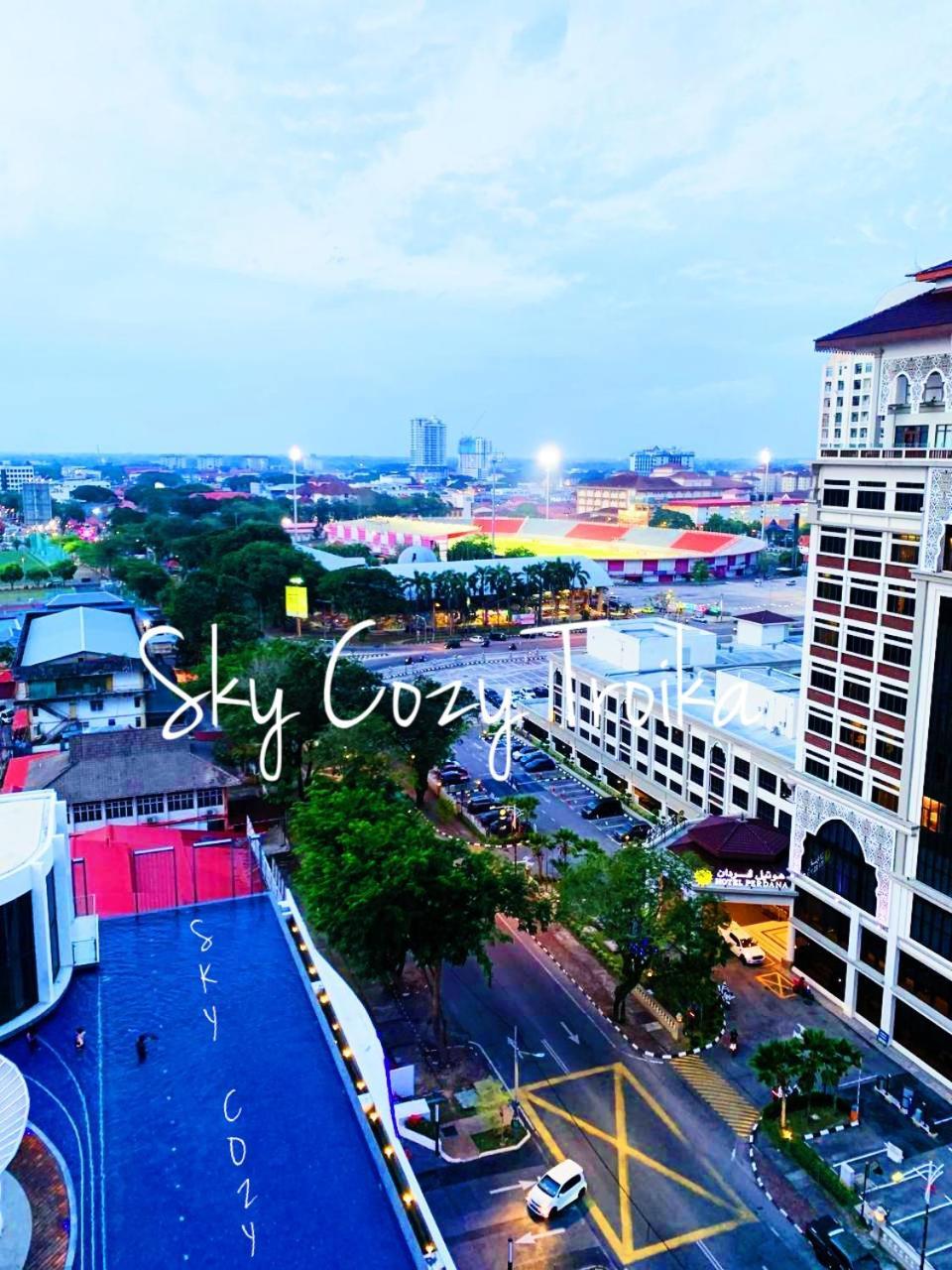 Sky Cozy Troika Residence, 1 Bedroom 4-6 Pax, 2 Bedrooms 6-8 Pax, Pool Vew, Sky & City View, Free Parking, Pool, Unlimited Wifi & Netflix Kota Bharu Bagian luar foto